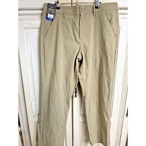 Weatherproof Vintage Men's Lightweight Excursion Tech Pant Tan Sz 36x30(38) NWT
